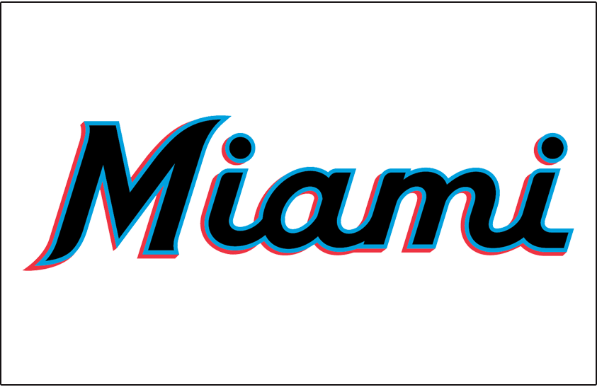 Miami Marlins 2019-Pres Jersey Logo 02 vinyl decal